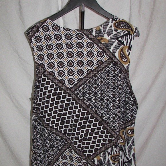 Coldwater Creek Black and White Patterned Blouse - Picture 3 of 3